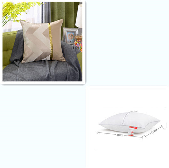 Light luxury bronzing pillowcase