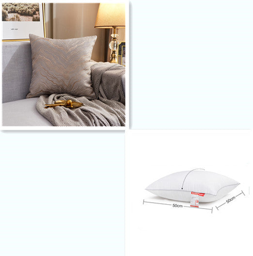 Light luxury bronzing pillowcase