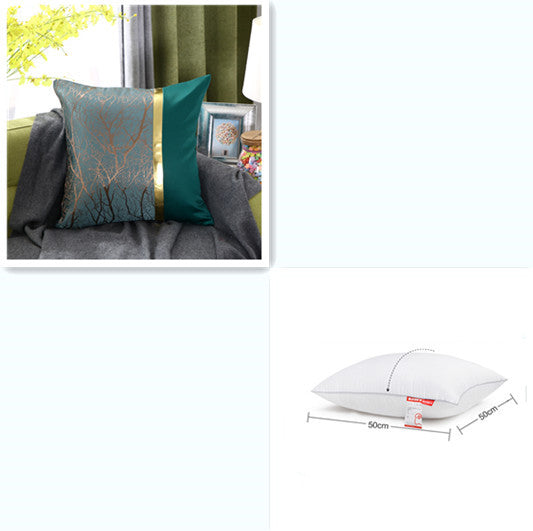 Light luxury bronzing pillowcase