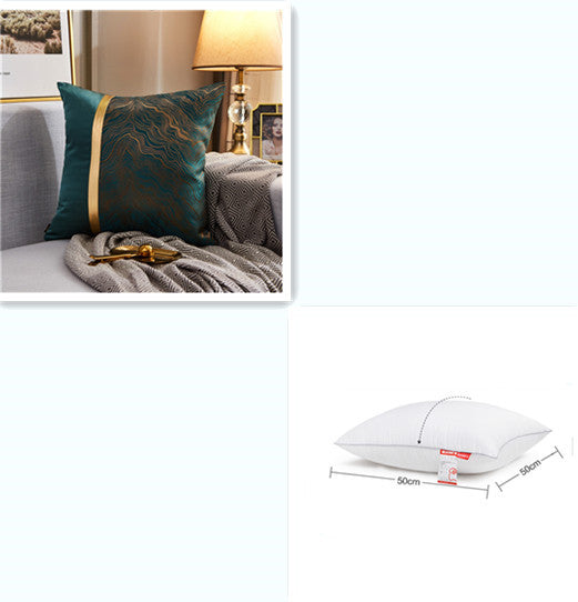Light luxury bronzing pillowcase