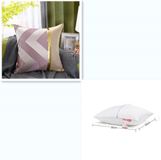 Light luxury bronzing pillowcase