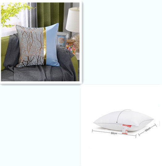 Light luxury bronzing pillowcase