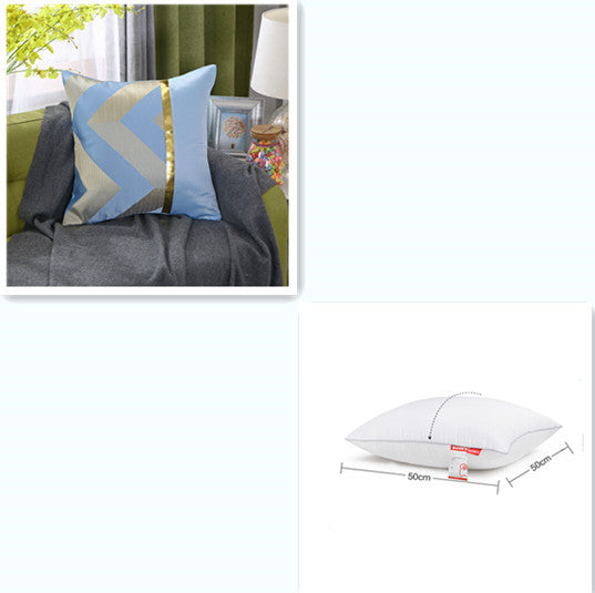 Light luxury bronzing pillowcase