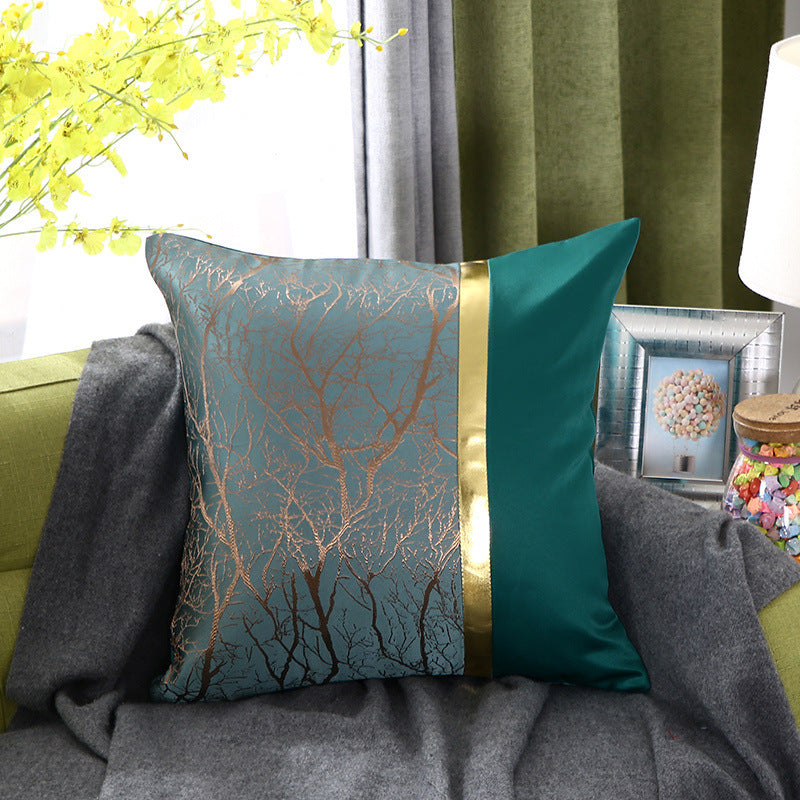 Light luxury bronzing pillowcase