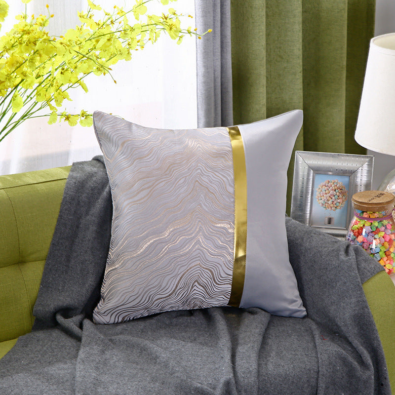 Light luxury bronzing pillowcase