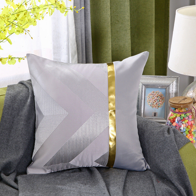 Light luxury bronzing pillowcase