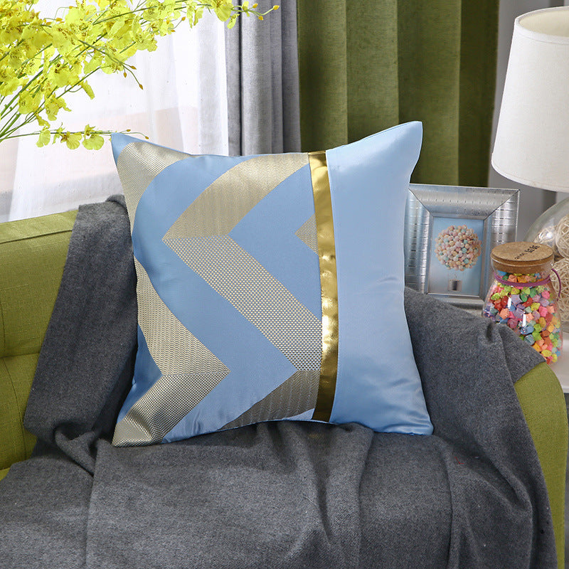 Light luxury bronzing pillowcase