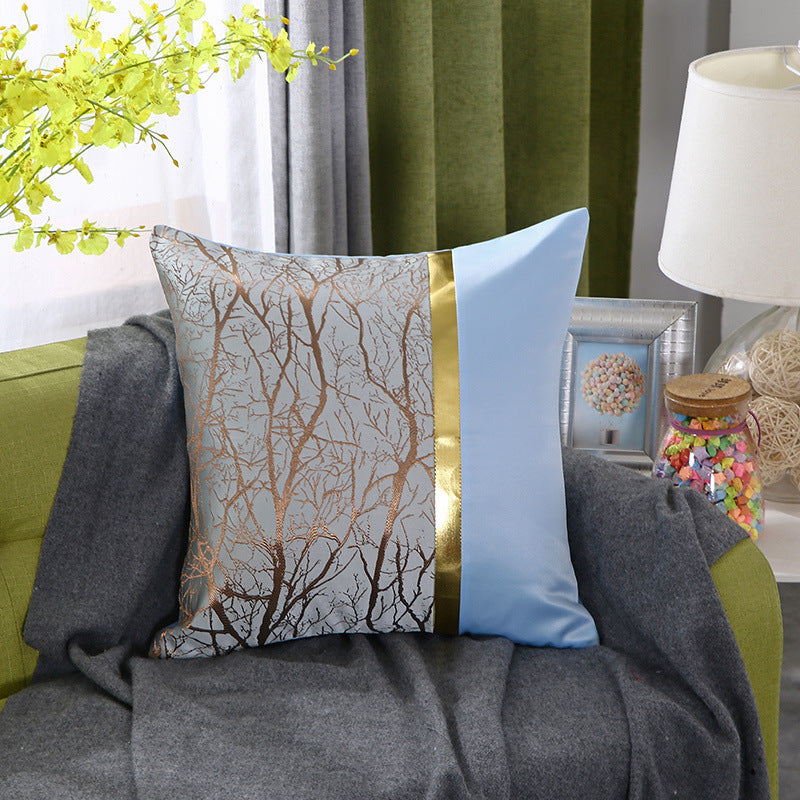 Light luxury bronzing pillowcase