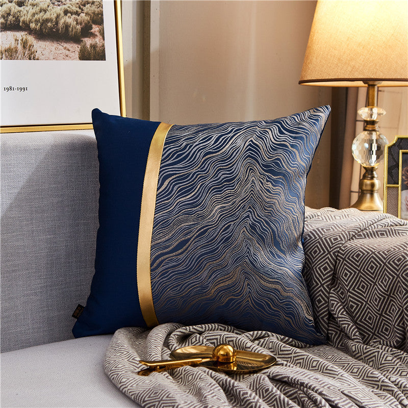 Light luxury bronzing pillowcase