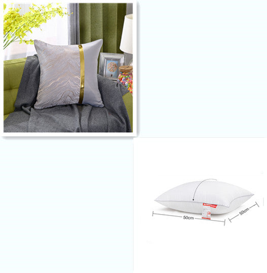 Light luxury bronzing pillowcase