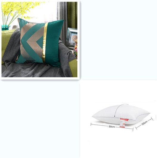 Light luxury bronzing pillowcase