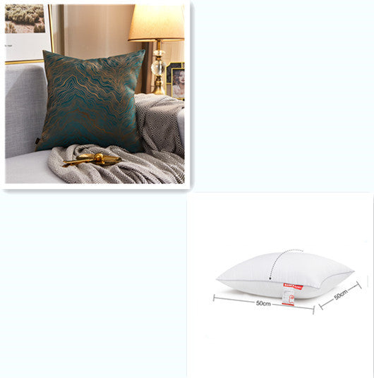 Light luxury bronzing pillowcase