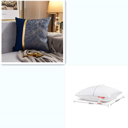 Light luxury bronzing pillowcase
