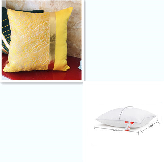 Light luxury bronzing pillowcase