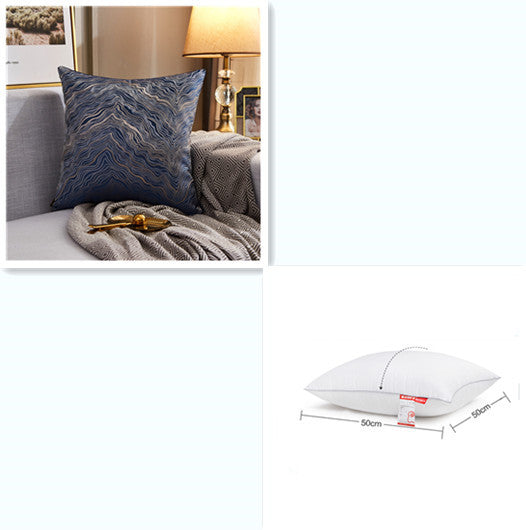 Light luxury bronzing pillowcase