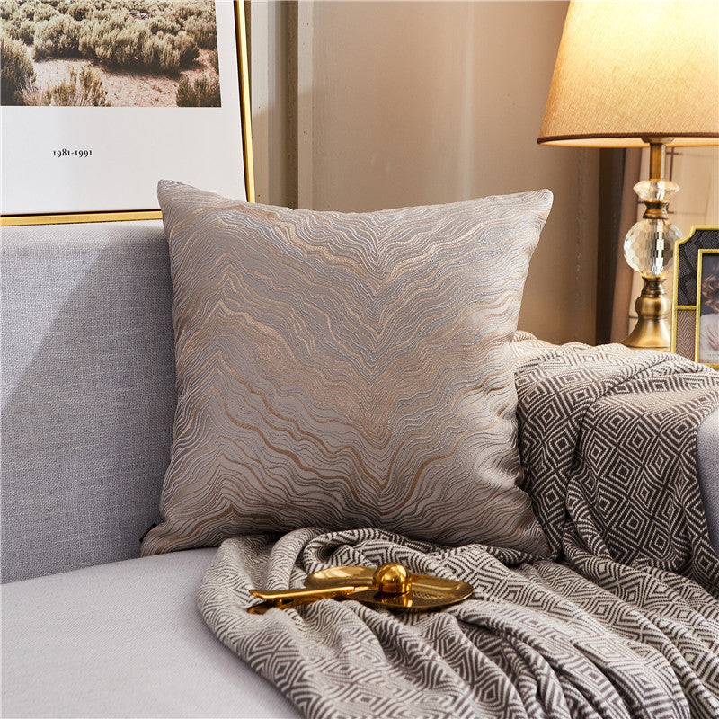 Light luxury bronzing pillowcase