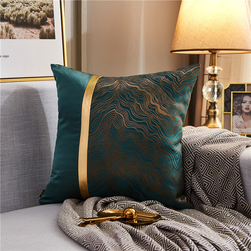 Light luxury bronzing pillowcase
