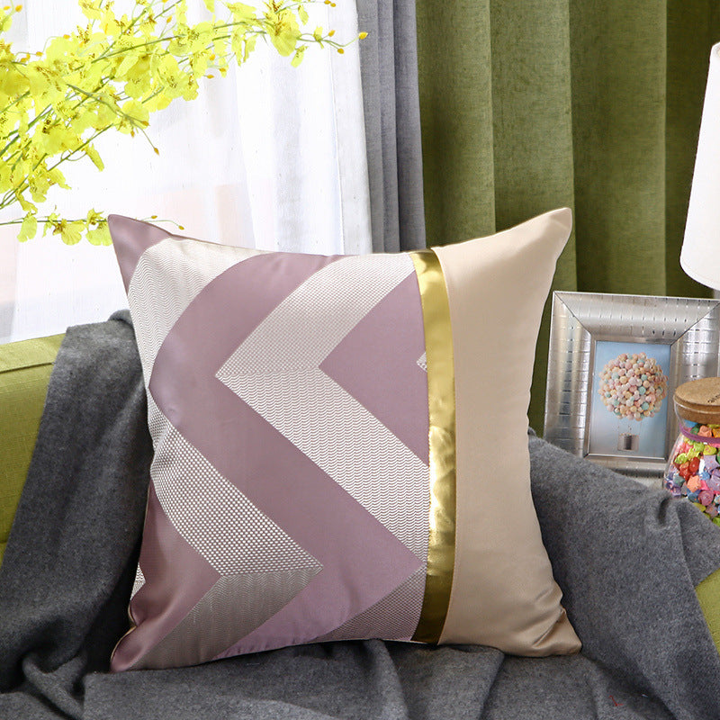 Light luxury bronzing pillowcase