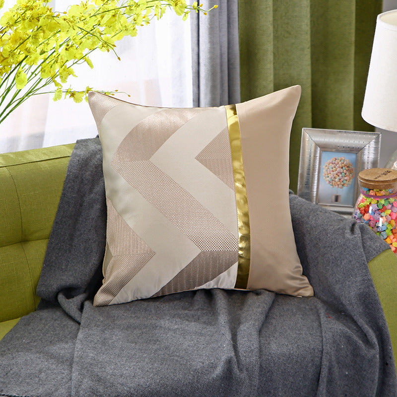 Light luxury bronzing pillowcase