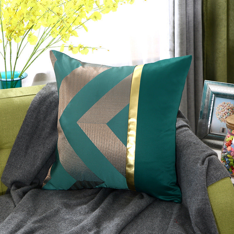Light luxury bronzing pillowcase