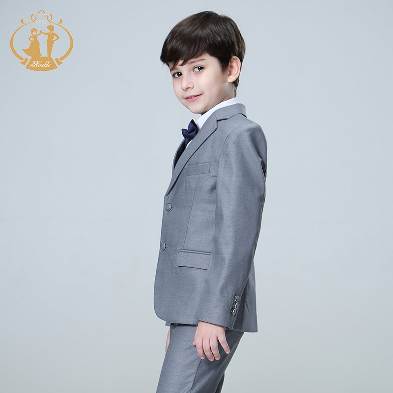 Nimble Spring Autumn Formal Boys Suits For Weddings Children Party