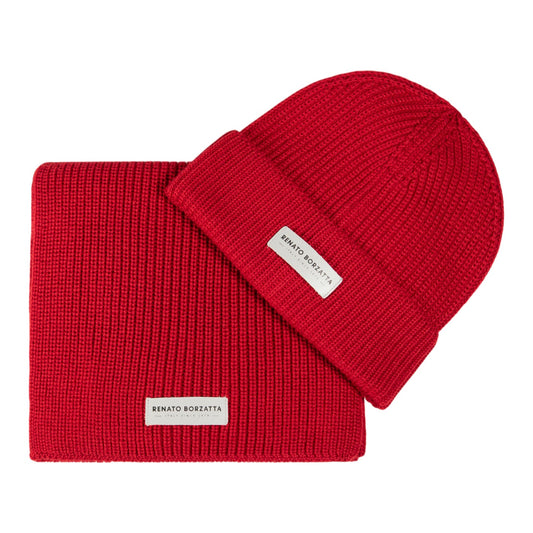 RB5004V  | Set Sciarpa e Berretto in Maglia CERVINO Misto Lana Made in