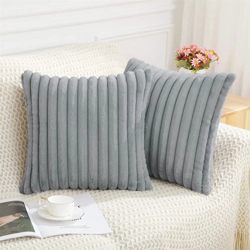 Olanly Pillow Cover 50x50cm Nordic Solid Color Cushion Cover 45x45