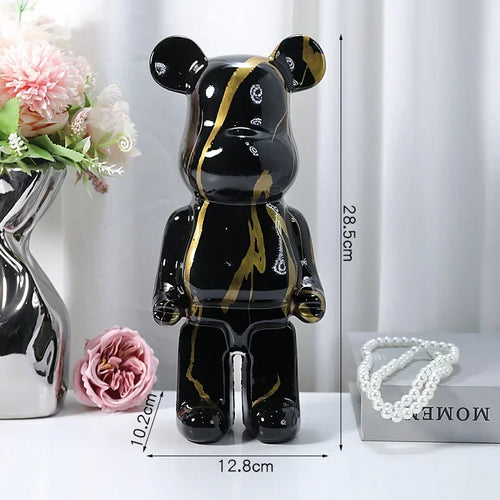 Aesthetic Bear Figure Resin Nordic Bear Statue Figurine Sculpture
