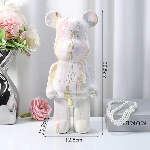 Aesthetic Bear Figure Resin Nordic Bear Statue Figurine Sculpture