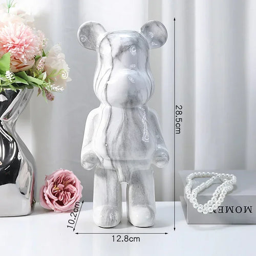 Aesthetic Bear Figure Resin Nordic Bear Statue Figurine Sculpture