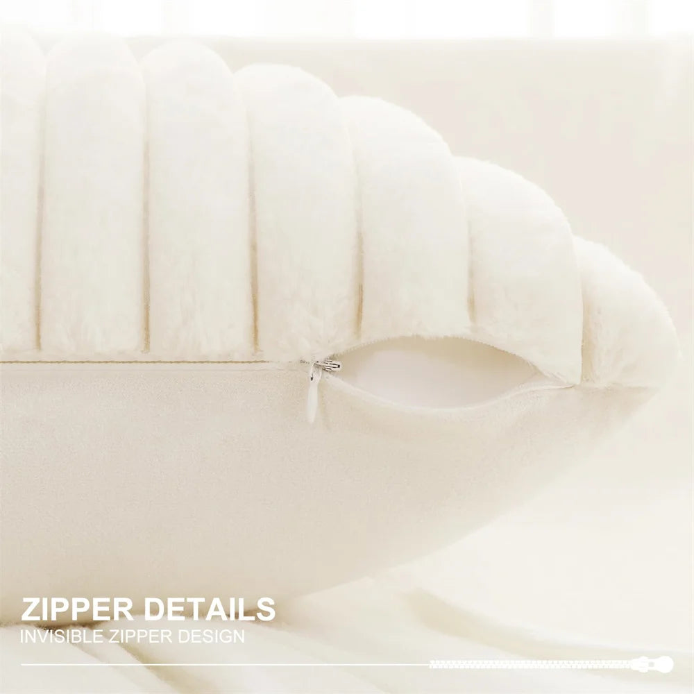 Olanly Pillow Cover 50x50cm Nordic Solid Color Cushion Cover 45x45