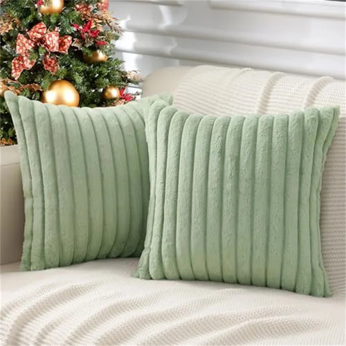 Olanly Pillow Cover 50x50cm Nordic Solid Color Cushion Cover 45x45