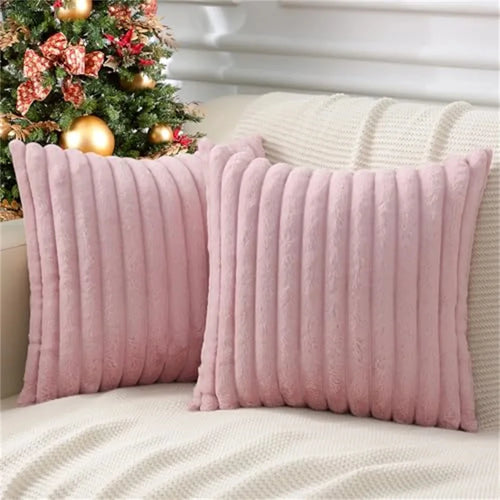 Olanly Pillow Cover 50x50cm Nordic Solid Color Cushion Cover 45x45